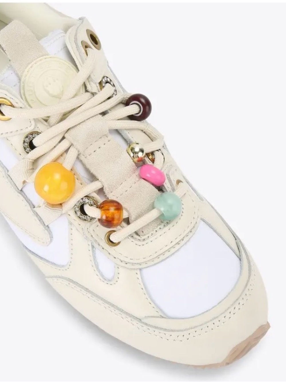 New in Box KURT BEAD SLIM RUNNER SNEAKER KURT GEIGER LONDON size 7.5 reg $258 - Picture 4 of 11
